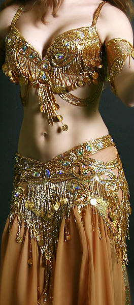 gold bella costume
