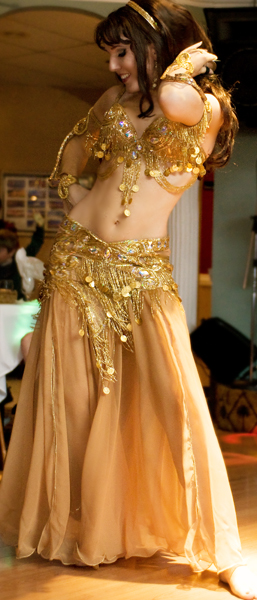 gold coins dress