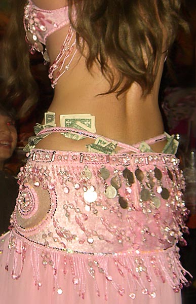 bella pink costume tribaret coins