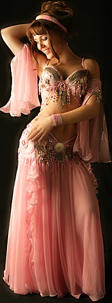 pink bella costume belly dancing