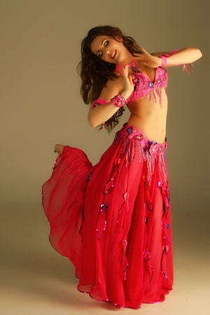 pink flower costume